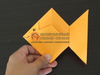 Cách gấp origami hình con cá